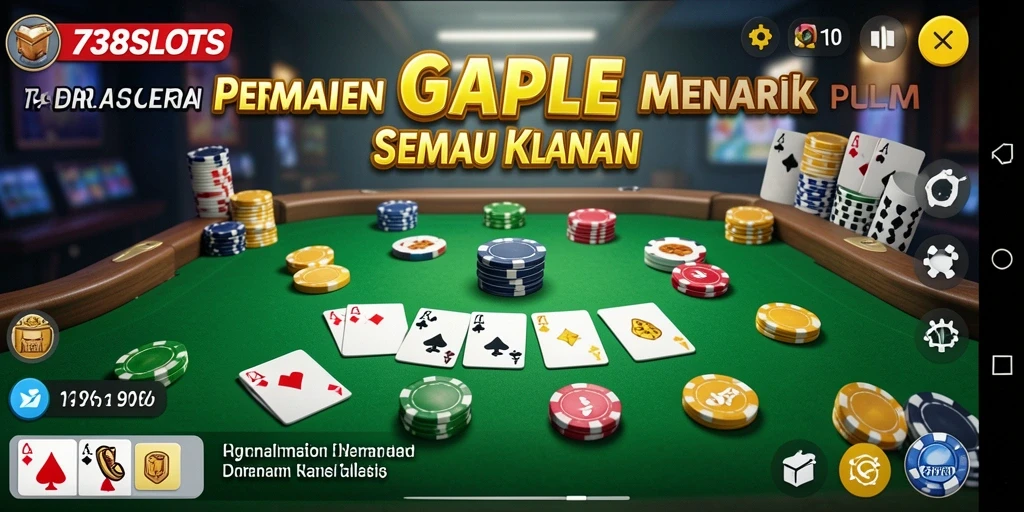 Tampilan gameplay seru di 738SLOTS dengan teman-teman.
