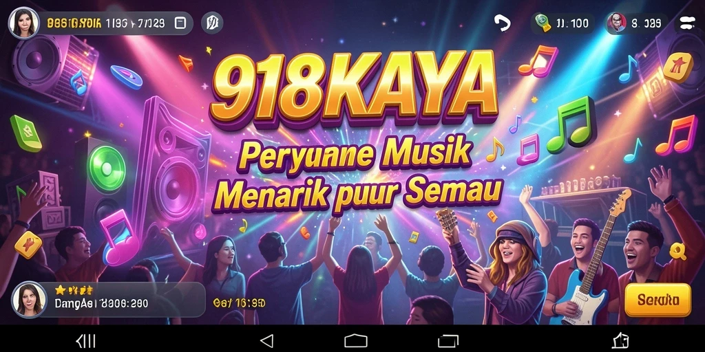 Screenshot gameplay 918KAYA dengan suasana bermain Musik yang dinamis.
