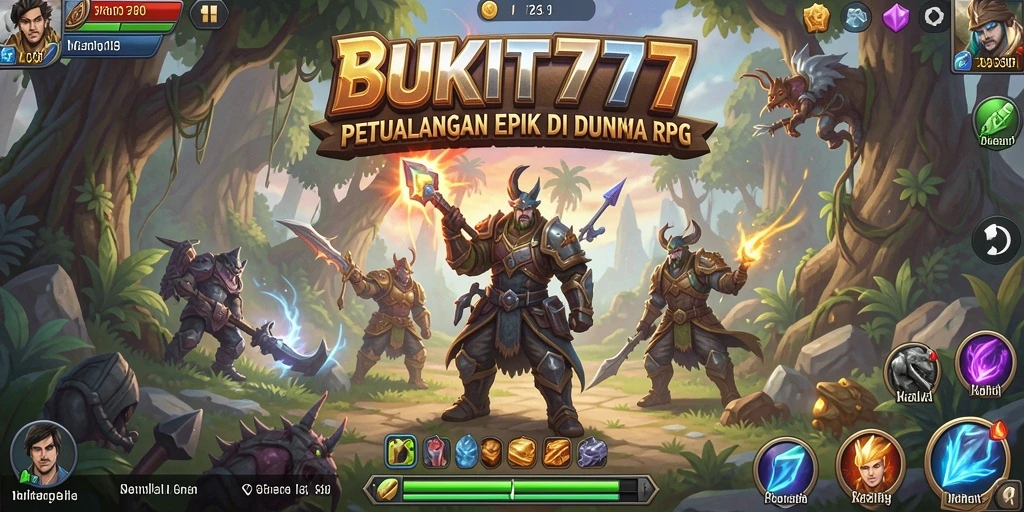 Tampilan gameplay seru BUKIT777 dengan karakter menarik.