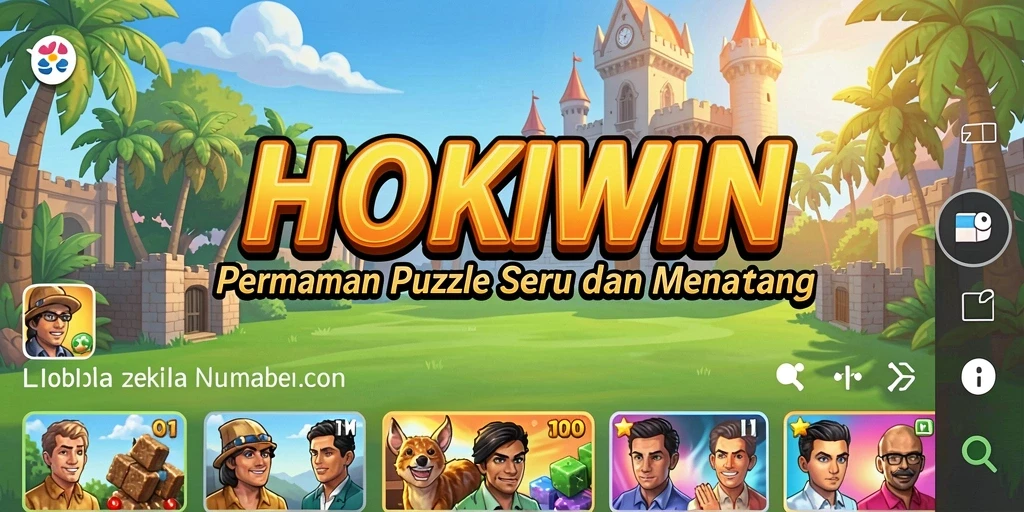 Tampilan gameplay HOKIWIN yang menantang dan penuh warna.