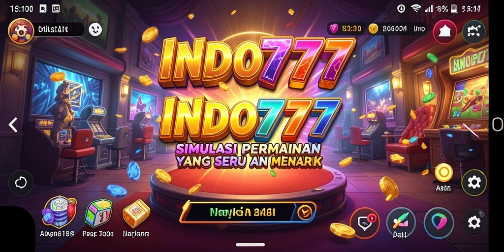 Tampilan gameplay INDO777 yang menarik dengan simulasi yang mendalam.