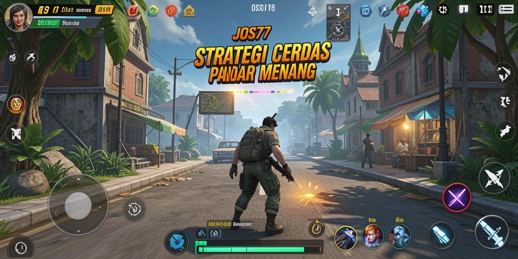Screenshot permainan JOS77 dengan strategi pertempuran yang mendalam.