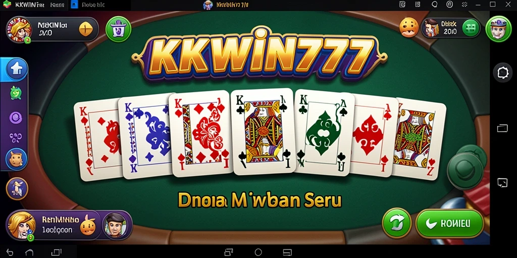 Screenshot gameplay KKWIN777 menampilkan momen seru bermain Domino.