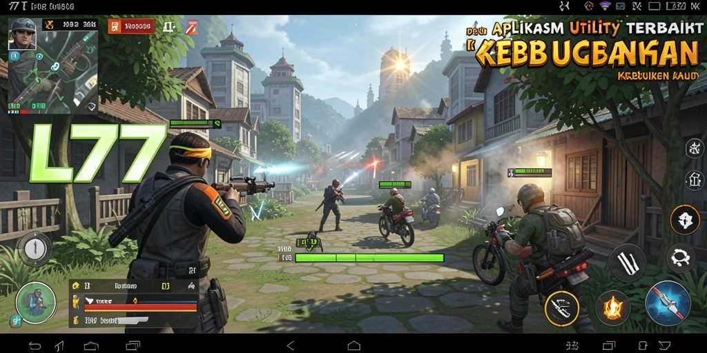 Screenshot utama L777 menampilkan antarmuka pengguna yang sederhana dan fungsional.