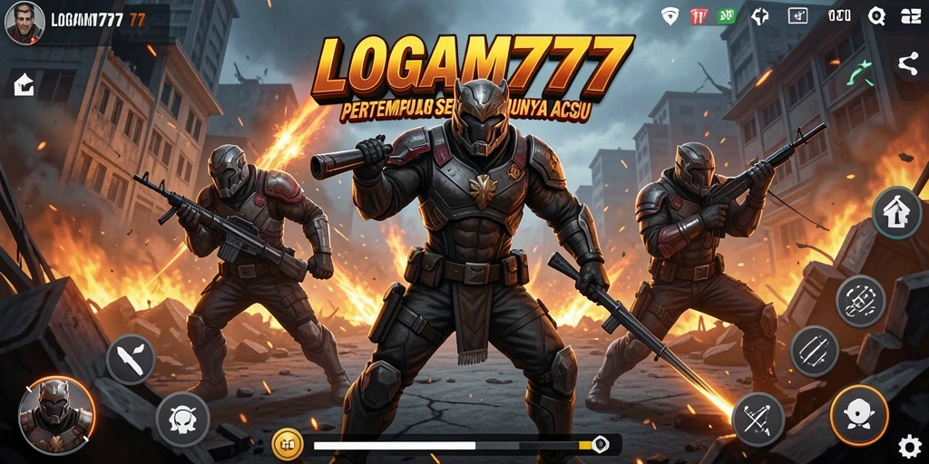 Tangkapan layar utama LOGAM777 menunjukkan aksi pertempuran yang mendebarkan.