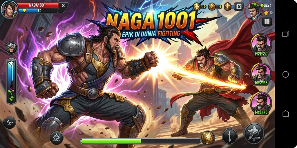 Gameplay seru NAGA1001 dengan aksi pertarungan yang mendebarkan.