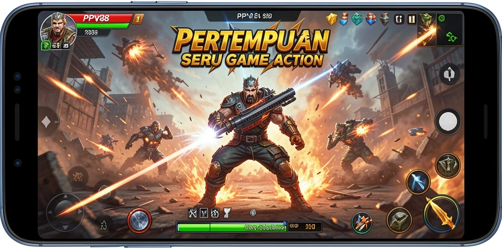 Screenshot PPV88 menampilkan aksi pertempuran yang intens dan karakter beragam.
