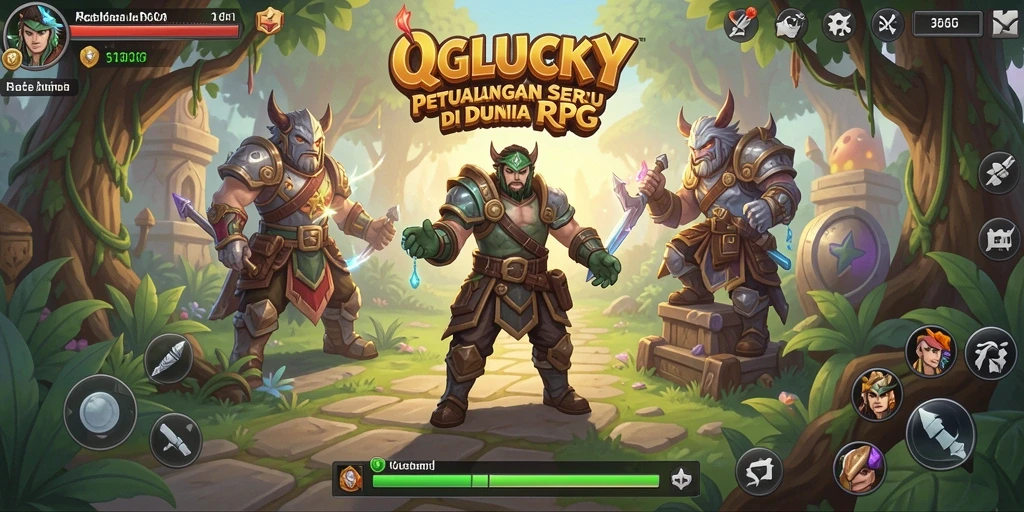 Tampilan gameplay QGLUCKY yang memukau dan penuh aksi.