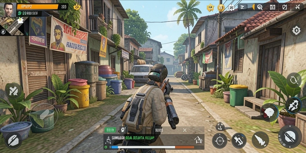 Tampilan gameplay RPVIP2 dengan interaksi karakter yang realistis.