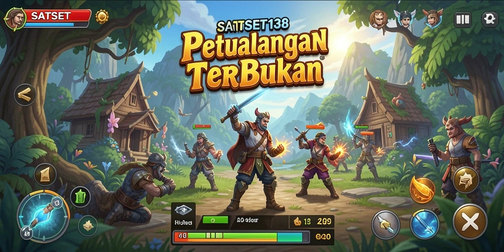 Tampilan gameplay <strong>SATSET138</strong> yang memukau di dunia terbuka.