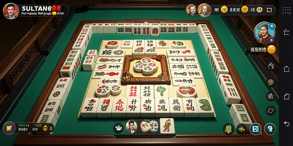 Screenshot gameplay SULTAN88 dengan visual menarik saat bermain Mahjong.